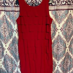 Evan Picone ruffle dress size 14